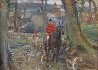 Munnings Alfred James Jogging On 1912 canvas print