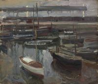 Munnings Alfred James Newlyn Harbour