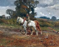 Munnings Alfred James Returning Home Before The Storm 1902