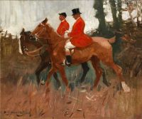 Munnings Alfred James Riding Out 1906