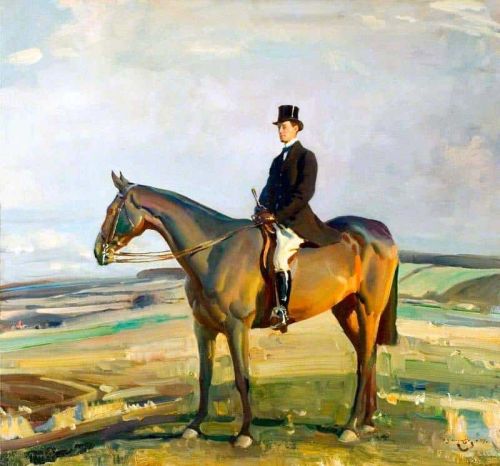 Munnings Alfred James Sir Raymond Greene Dso Mp On Horseback 1919 canvas print