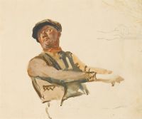 Munnings Alfred James Sketch Of A Groom Ca. 1937 canvas print