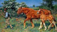 Munnings Alfred James Sunny June 1901 canvas print