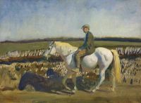 Munnings Alfred James The Exmoor Shepherd   A Study canvas print
