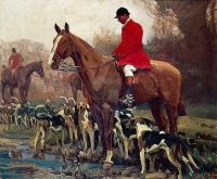 Munnings Alfred James The Huntsman And Hounds canvas print