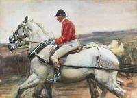 Munnings Alfred James The Leaders 1911 canvas print