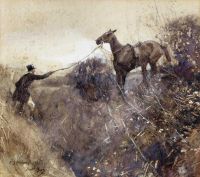 Munnings Alfred James The Refusal 1909 canvas print