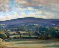 Munnings Alfred James View Of Dunkery Beacon canvas print