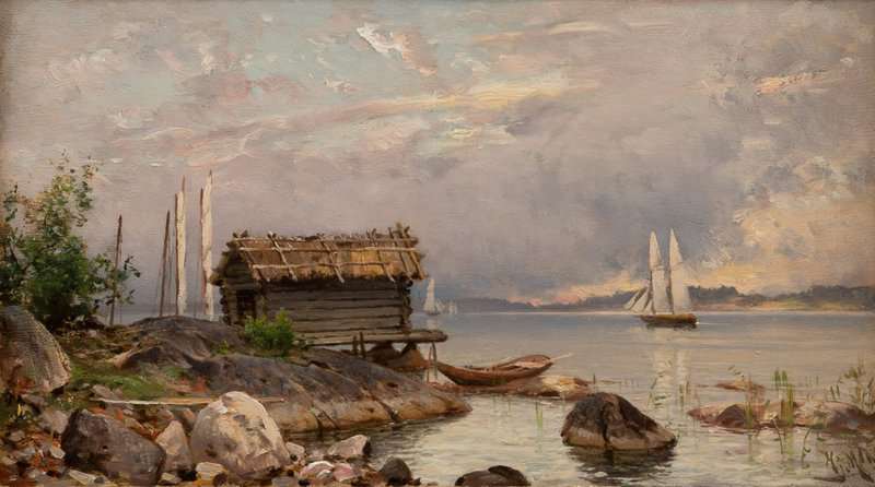 Munsterhjelm Hjalmar Early Morning In The Western Archipelago canvas print