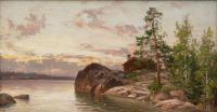 Munsterhjelm Hjalmar Summer Evening In The Archipelago canvas print