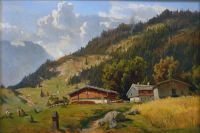 Munsterhjelm Hjalmar Blick von den Alpen 1868