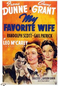 내가 가장 좋아하는 아내 1940 영화 포스터