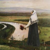 Nesterov Mikhail Vasilyevich On The Hills canvas print