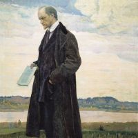 Nesterow Michail Wassiljewitsch Porträt von Iwan Iljin