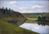 Nesterov Mikhail Vasilyevich Sylva River In Perm canvas print