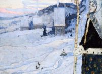 Nesterov Mikhail Vasilyevich Winter 1910 canvas print