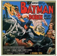 New Adventures Batman And Robin 1949 Movie Poster canvas print