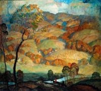 Newell Convers Wyeth Chadds Ford Hills 1931