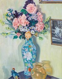 Nicholas Hilda Rix Chinese Vase 1937 canvas print