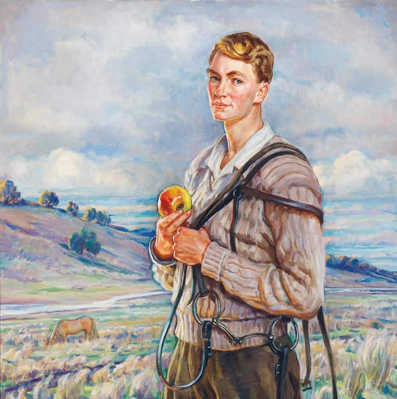 Nicholas Hilda Rix Rix Catching The Horse Ca. 1949 canvas print