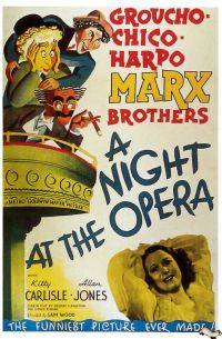Noche en la ópera 1935v2 póster de película