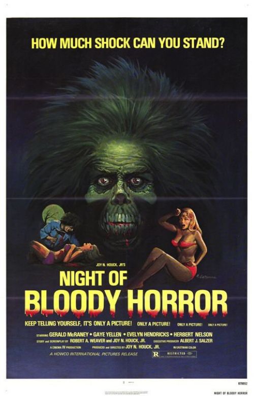 Night Of Bloody Horror 2 Movie Poster canvas print