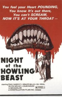 Póster de la película La noche de la bestia aulladora