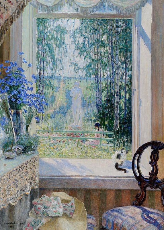 Tableaux sur toile, reproduction de Nikolai Bogdanov-belsky Summer 1911
