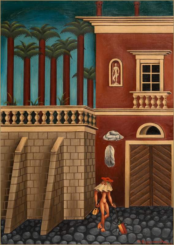 Nikos Engonopoulos The Return Of Bessarion canvas print