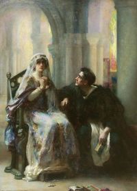Normand Ernest Ellen Terry And Henry Irving In Abelard And Heloise 1913 canvas print