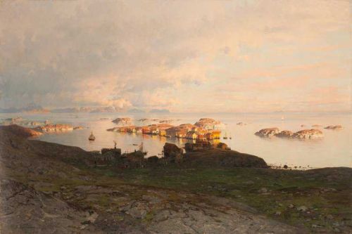 Normann Adelsteen Summer Night In Lofoten canvas print