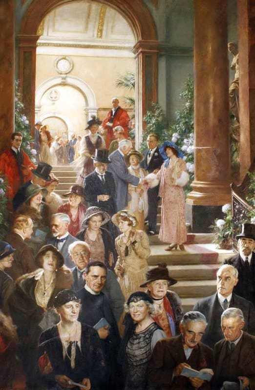Nowell Arthur Trevethin Private View Day At The Royal Academy 1933 canvas print