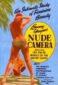 Stampa su tela del poster del film della macchina fotografica nuda