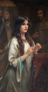 Offor Beatrice The Rosary Ca. 1900 20 canvas print
