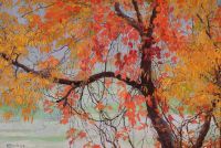 Okun Edward Autumn Leaves بطباعة قماشية