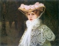 Okun Edward Porträt der Frau des Künstlers 1907
