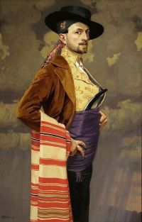 Okun Edward Self Portrait In Spanish Costume