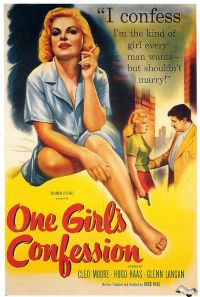 Poster del film One Girls Confession 1953