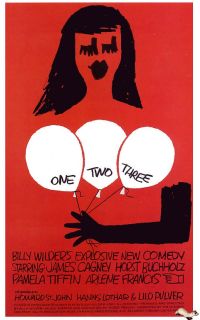 하나 둘 셋 1961년 영화 포스터 캔버스 프린트