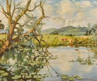 Oppenheimer Charles Grange Pool Kirkcudbright canvas print