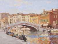 Oppenheimer Charles Ponte Di Cannaregio Venice canvas print