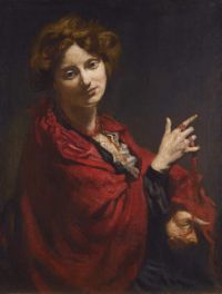 Orpen William Anita Bartle Der rote Schal Ca. 1905
