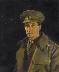Orpen William Portrait Of A Captain 1919 canvas print