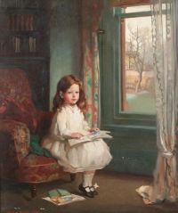 Orpen William Porträt von Clara Hughes