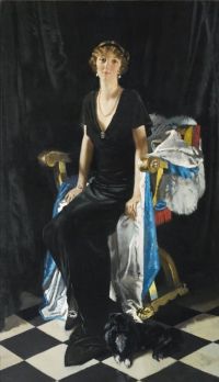 Orpen William Portrait Of Lady Idina Wallace 1915 canvas print