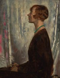 Orpen William Portrait Of Mrs Bendir 1926 canvas print