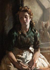 لوحة قماشية Orpen William Resting 1905