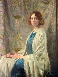 Orpen William The Chinese Shawl 1912