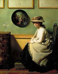 Orpen William The Mirror 1900 canvas print