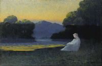 Osbert Alphonse In The Evening S Tranquility 1897 canvas print